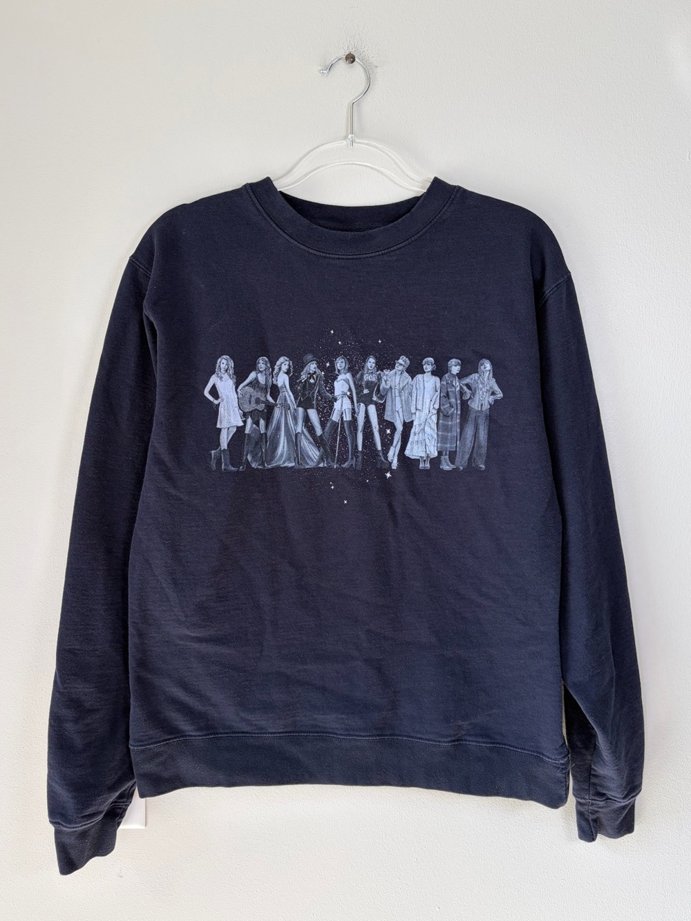 Taylor Swift Midnights Navy Eras Crewneck Sweatshirt